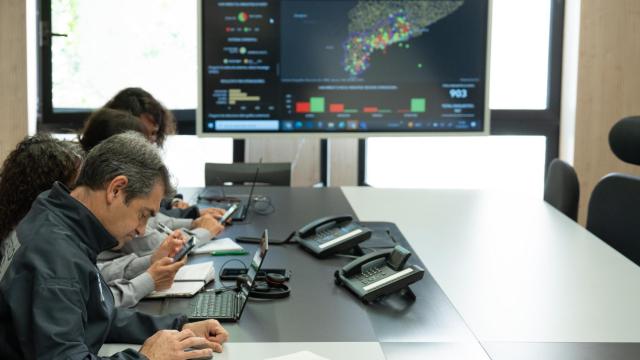 Técnicos de Protección Civil de la Generalitat (imagen de archivo)