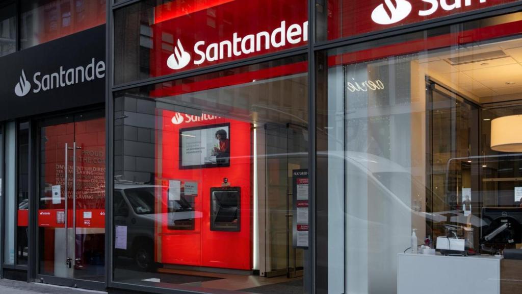 Una oficina del Banco Santander