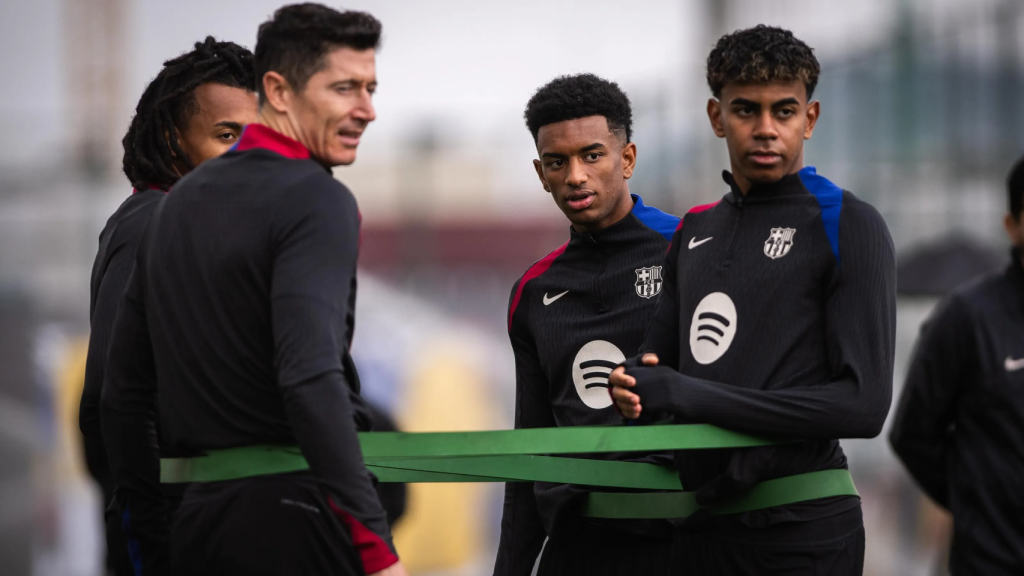 Jugadores del Barça