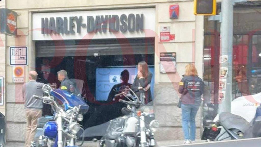 El registro de los Mossos d'Esquadra en Harley BCN