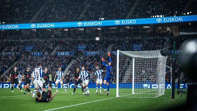 Imagen de archivo del partido entre Real Sociedad y Barça