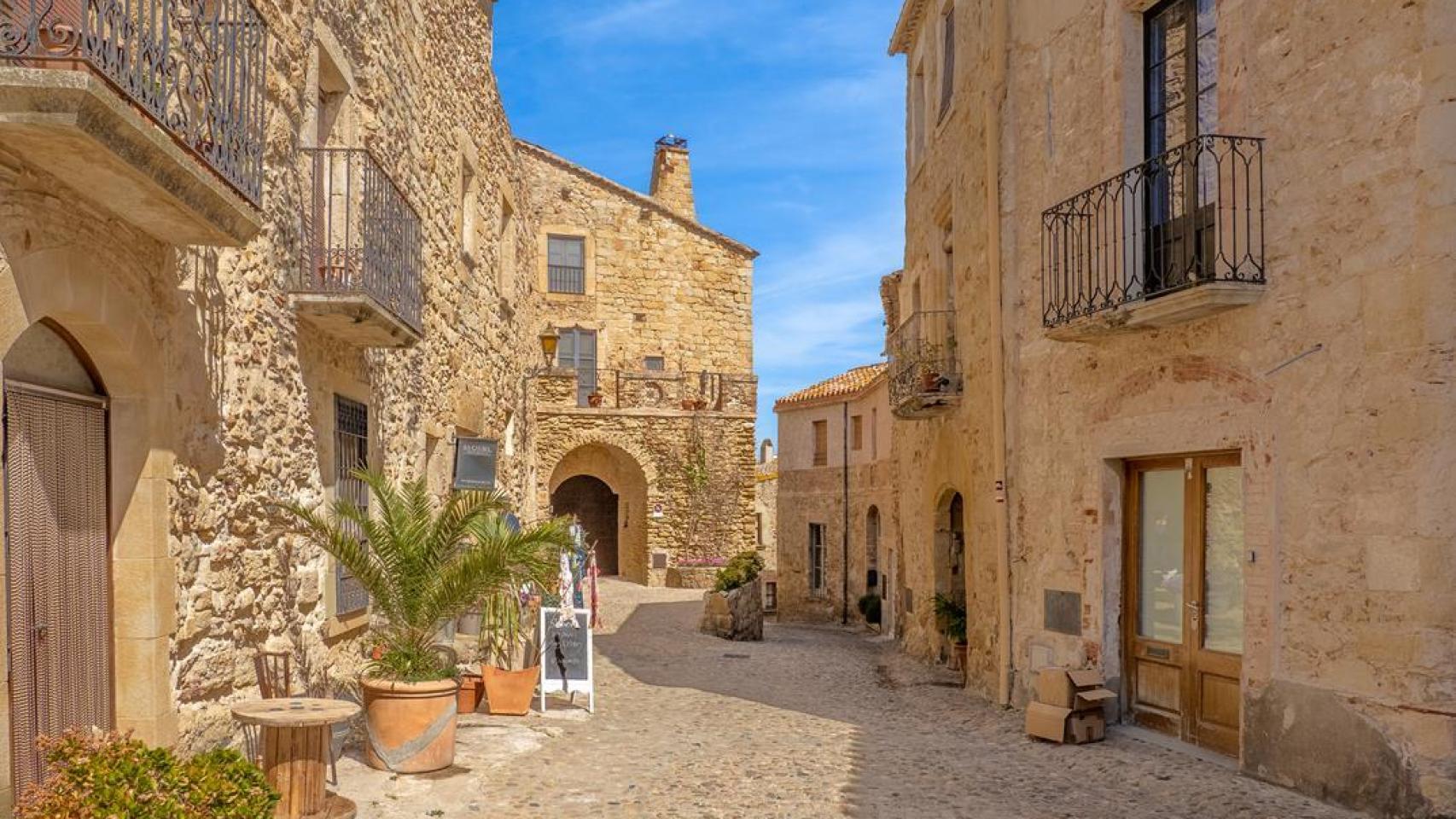 Calles de Pals en una imagen de archivo