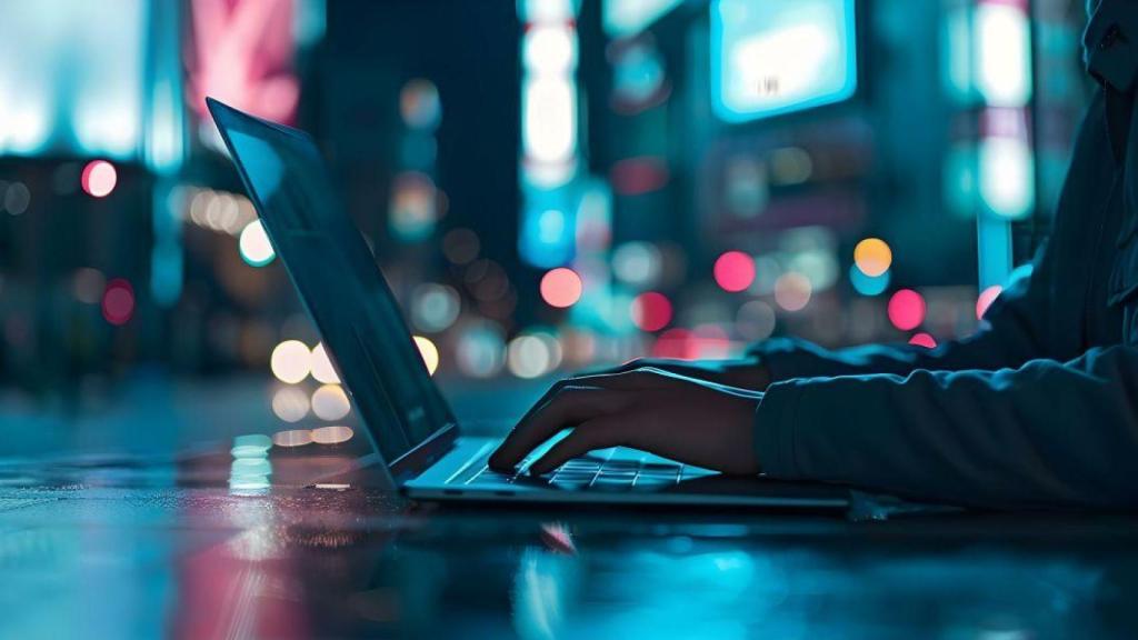 Un hacker utilitzant un ordinador