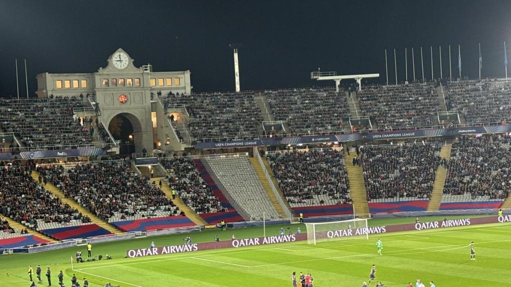 La Grada d'Animació, buida a Montjuïc