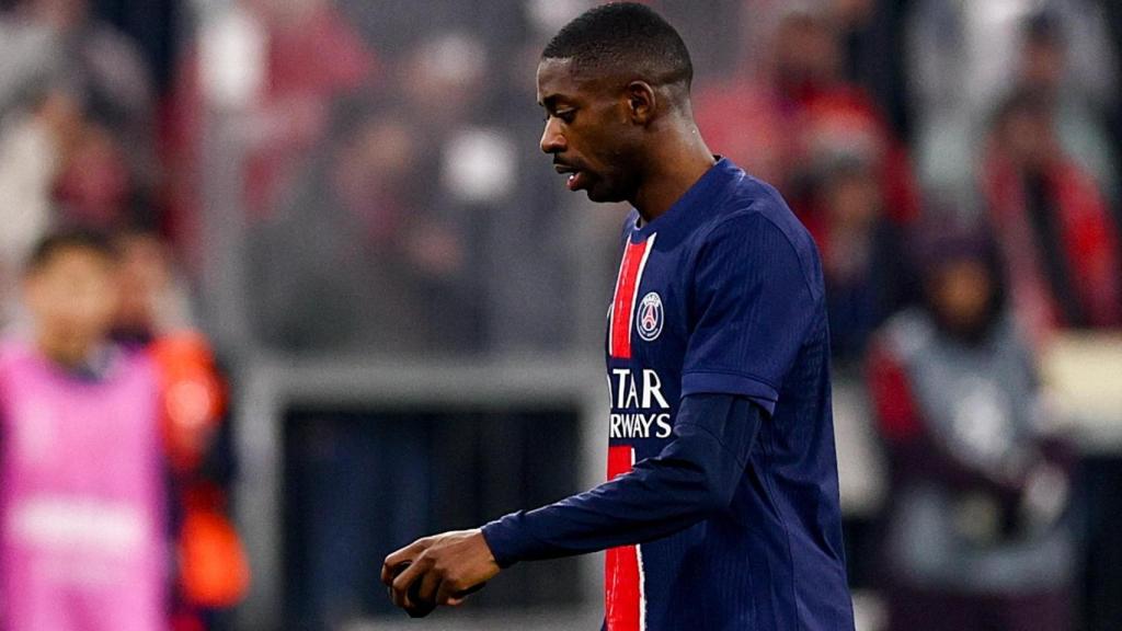 Ousmane Dembelé, en un partido del PSG