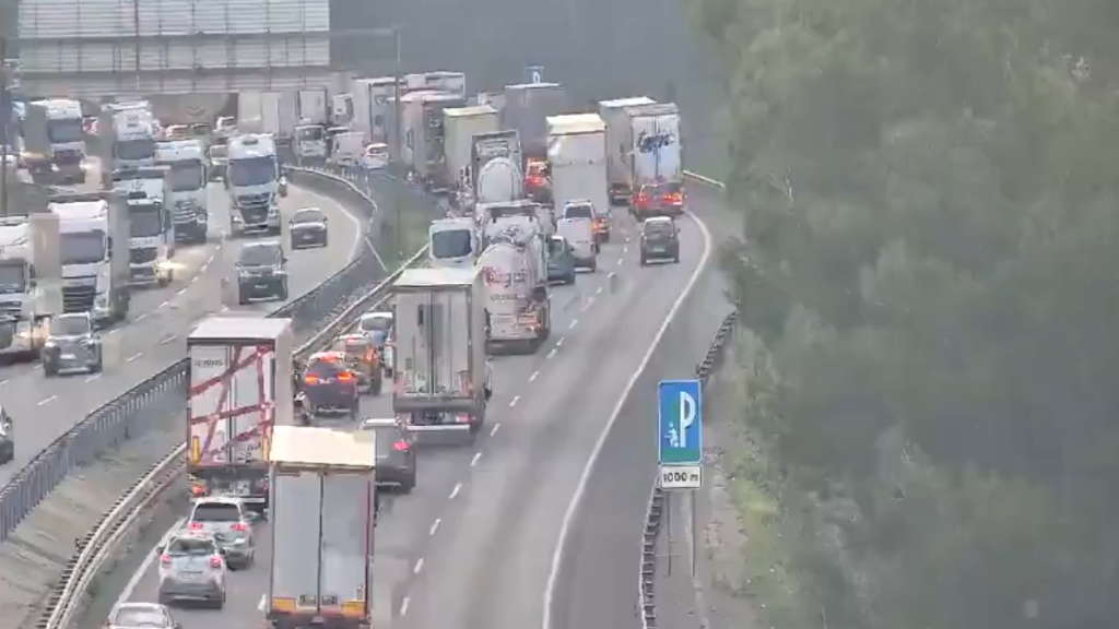 Atasco en la AP-7