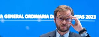 Carlos Gallardo, presidente de Almirall, en un acto corporativo