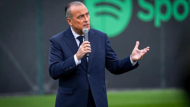 Rafa Yuste, vicepresidente deportivo del Barça, en un acto en la Ciutat Esportiva