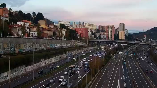 Atasco en la C-58 este viernes