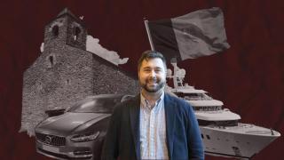 Alexander Dmitrenko, su Volvo, un yate del chárter de su pareja y la iglesia de Anyós