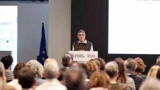 Olga Pané, consejera de Salud, en el acto del Cairos hoy