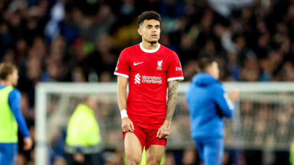Luis Díaz, tras perder el derbi de Merseyside con el Liverpool en la Premier League