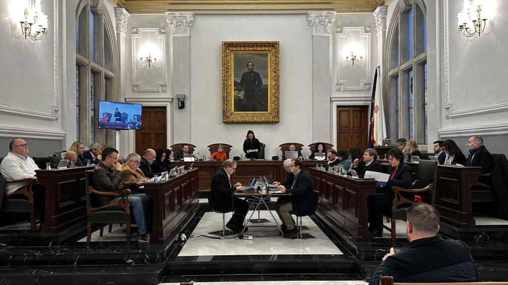 Imagen de una sesión del pleno municipal de Reus