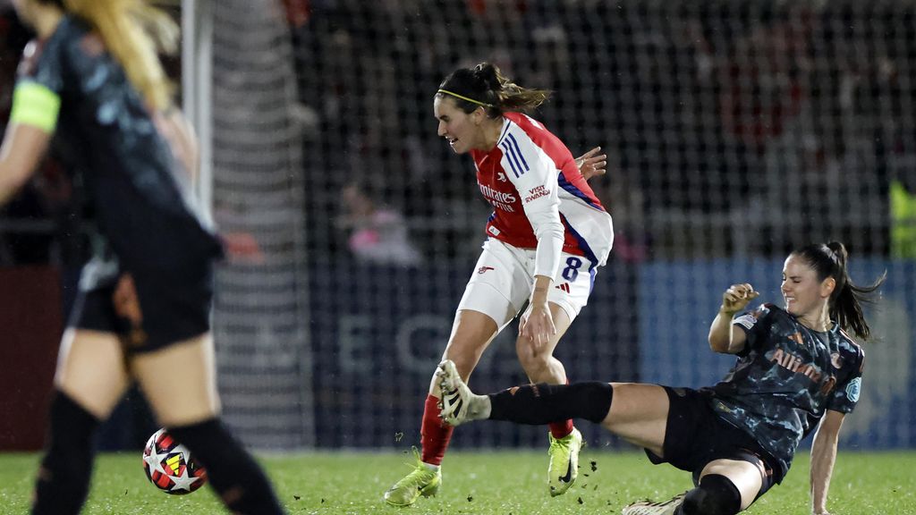 Mariona Caldentey, en el partit de Champions League Femenina entre l'Arsenal i el Bayern de Munic