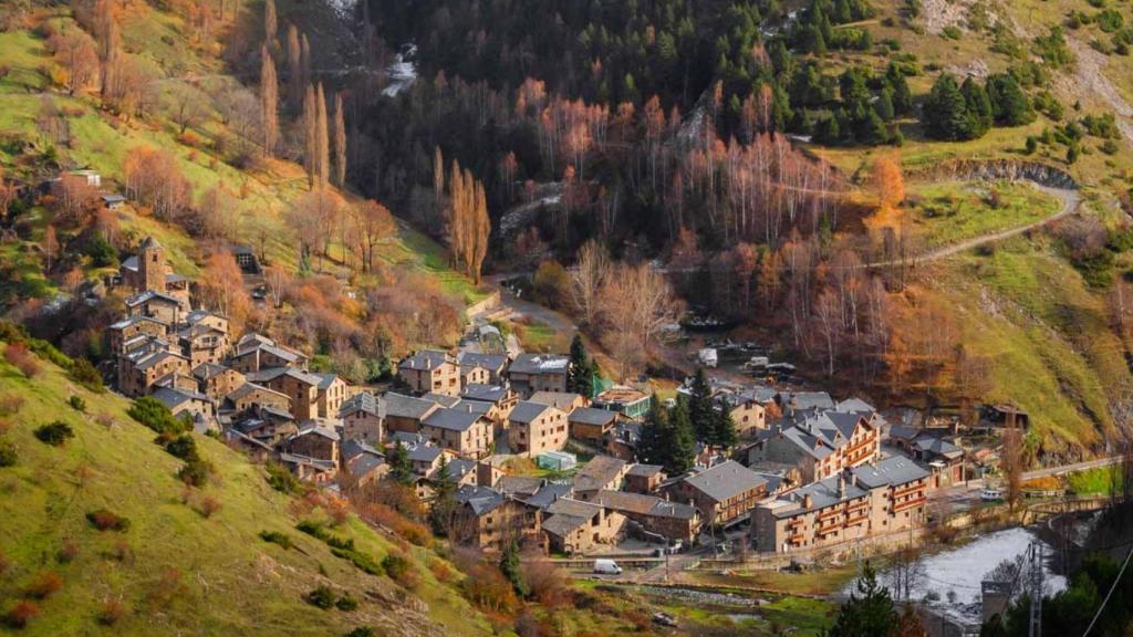 Un pueblo de Cataluña en una imagen de archivo