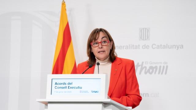 La portavoz del Govern, Sílvia Paneque, en rueda de prensa a 7 de enero de 2025