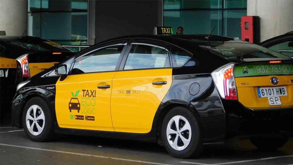 Imagen de archivo de un taxi de Taxi Ecològic