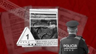 Imagen del cuchillo que encontraron en el lugar del crimen