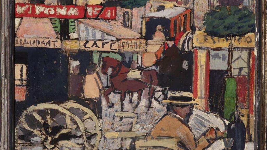 Calle de Barcelona, 1917 (Escena callejera)