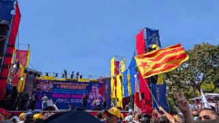 La CUP, presente en la toma de poder de Maduro