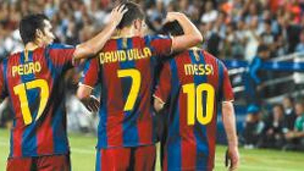 Messi, Villa y Pedro, uno de los mejores tridentes en la historia del Barça