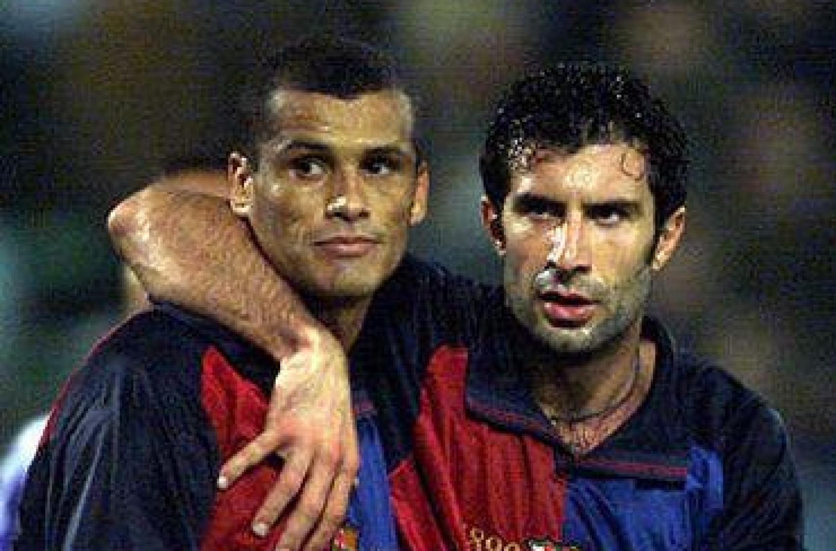 Rivaldo i Figo al Barça
