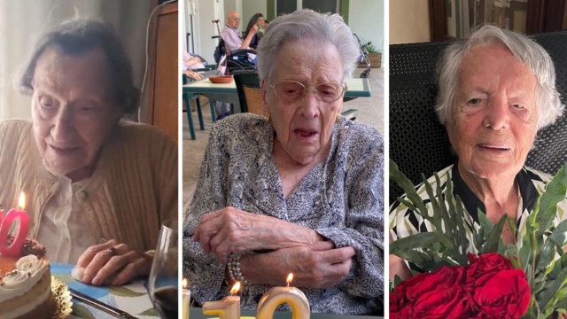 Angelina, Pepa y Carme, las tres superabuelas catalanas de 2025