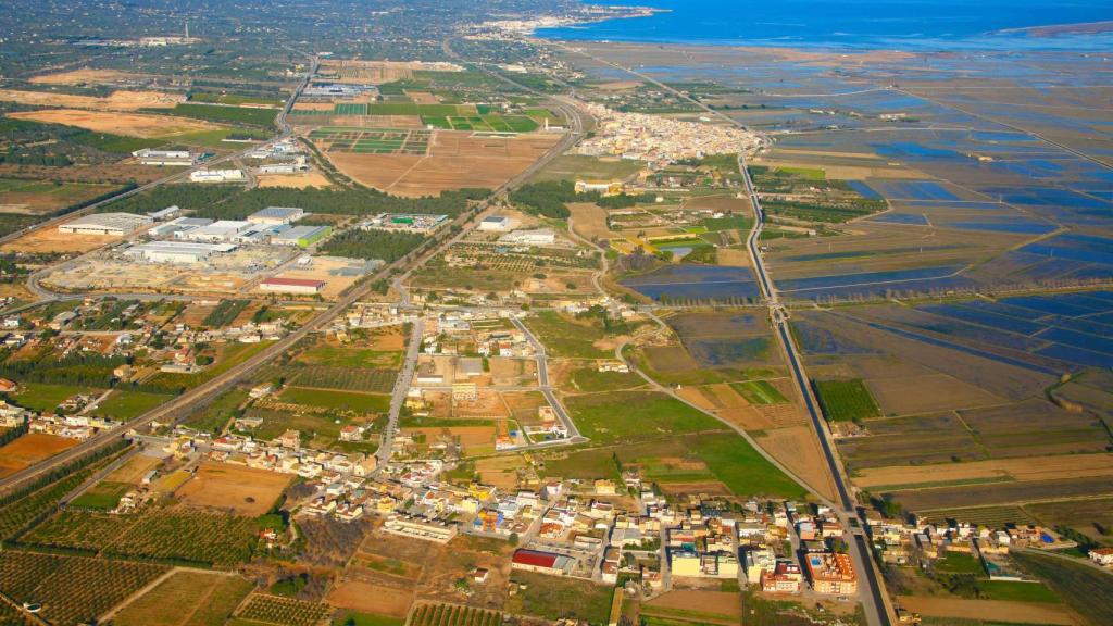 Imagen general del municipio de Camarles