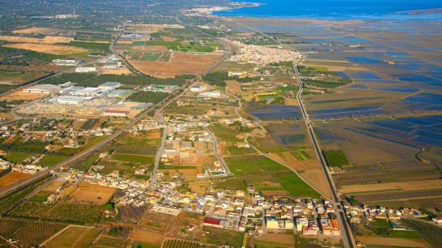 Imagen general del municipio de Camarles