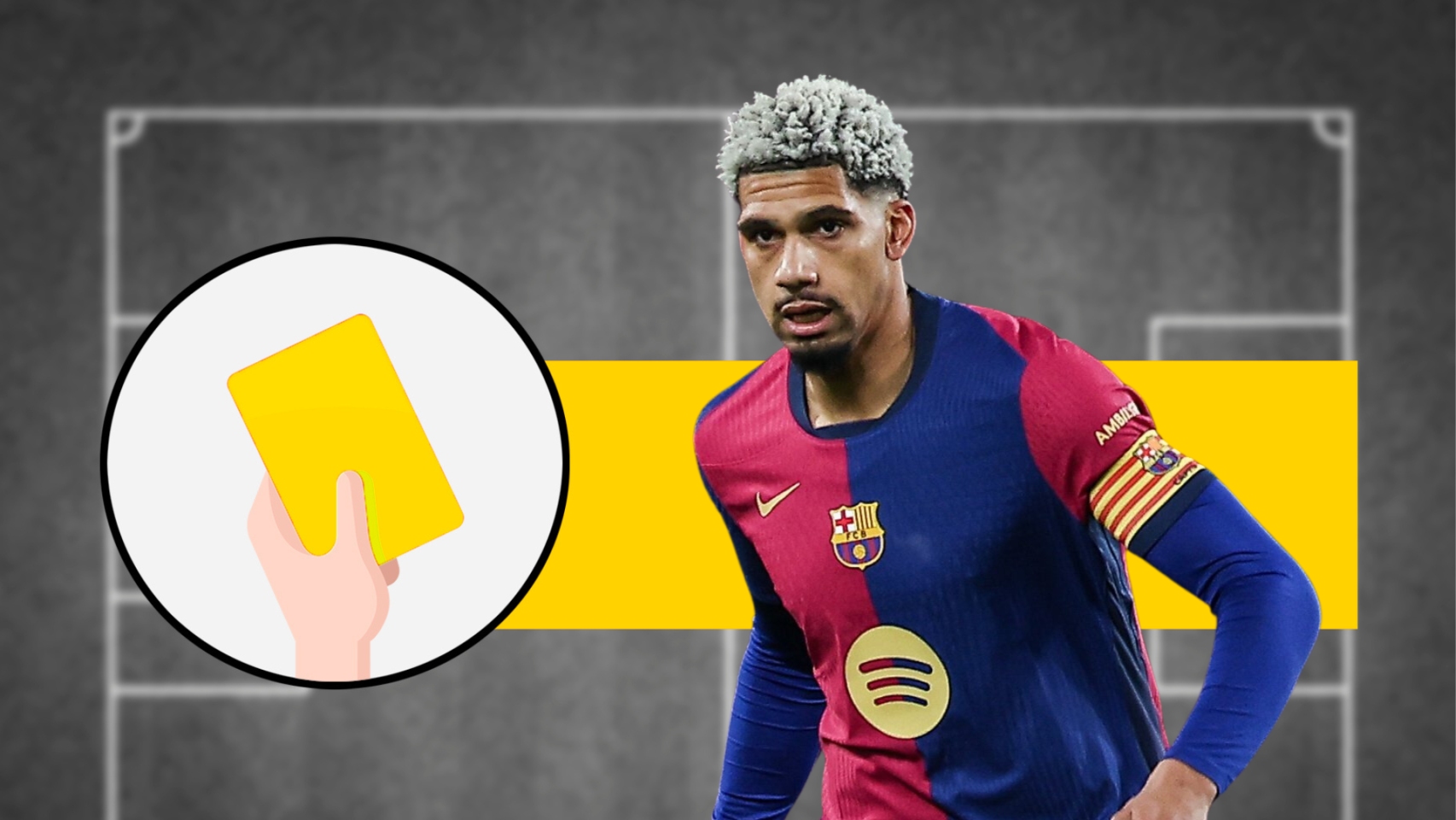 Tarjeta amarilla: Ronald Araujo