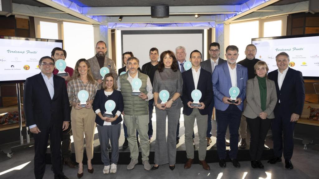 Ganadores de la quinta edición de los  Premios BBVA a los Mejores Productores Sostenibles de España