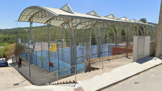 Pabellón de Subirats donde ha fallecido un niño