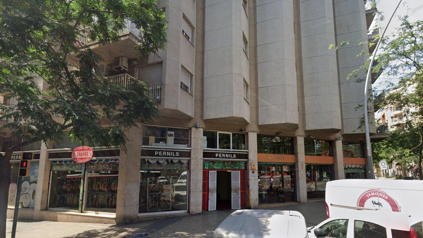 Establecimiento de Jamones el Charro en calle Mallorca
