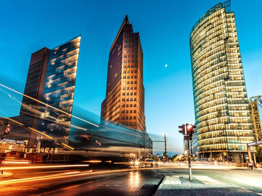 La Torre Kollhof (edificio del centro) ofrece unas vistas increíbles del reconstruido barrio Potsdamer Platz y de todo Berlín