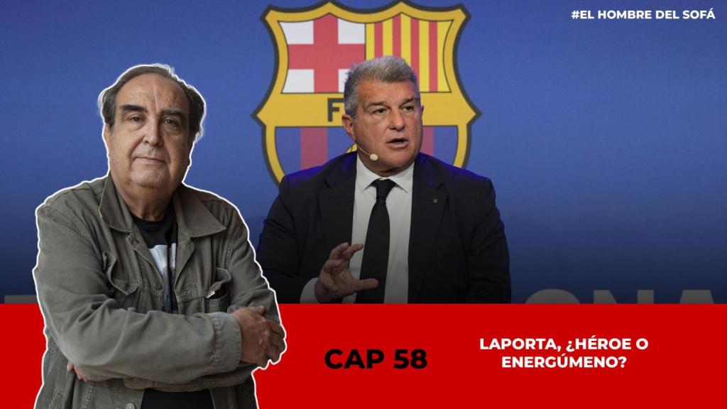 Fotomontaje con la imagen de Ramón de España y Joan Laporta