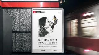 Publicidad municipal en el Metro de Barcelona