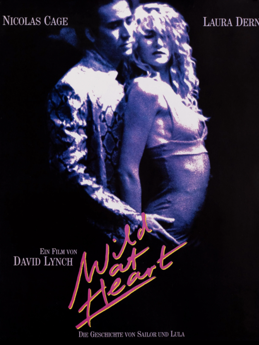 Póster de la versión alemana de 'Corazón salvaje'