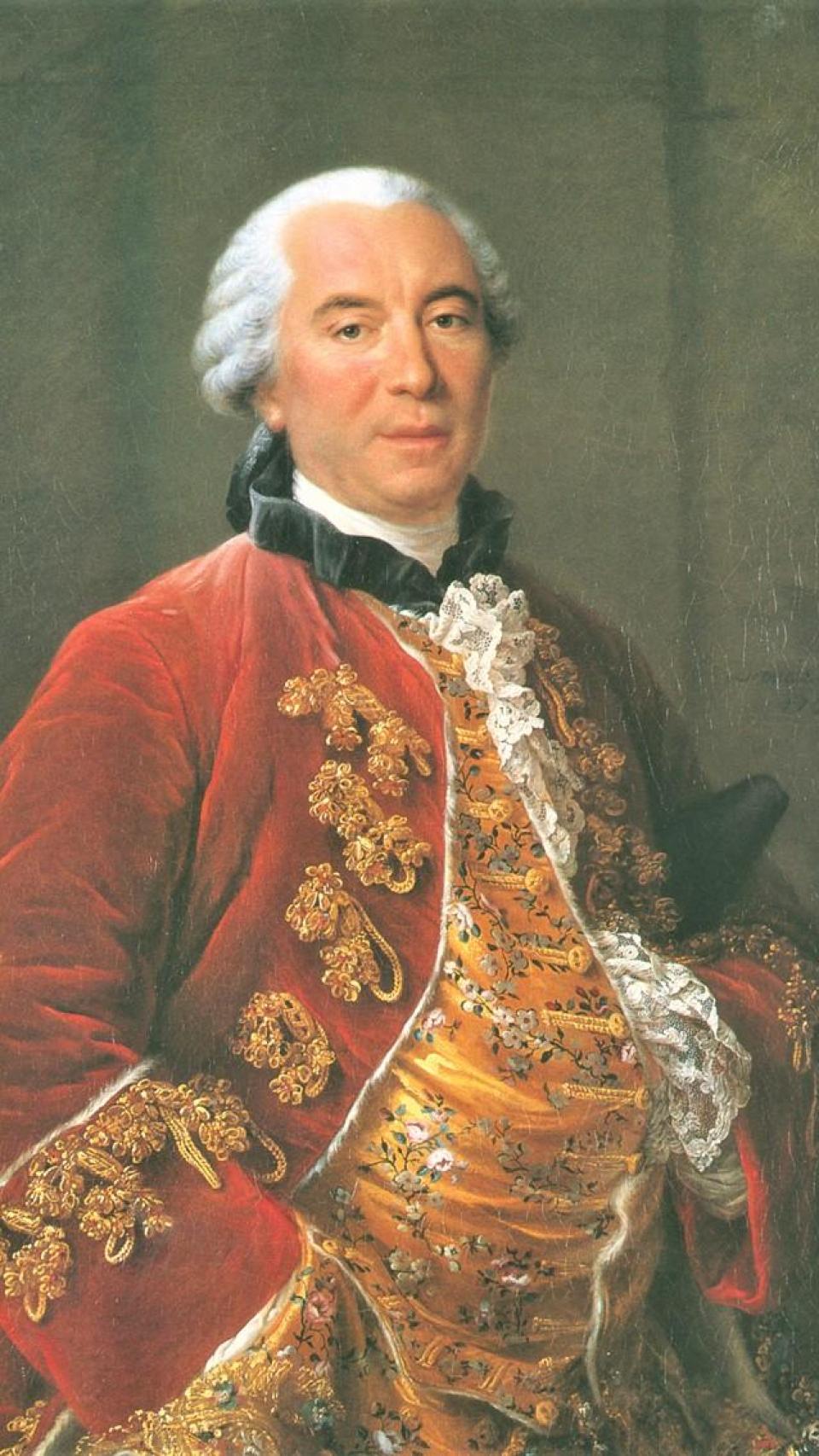 Georges-Louis Leclerc, conde de Buffon, pintado por François-Hubert Drouai