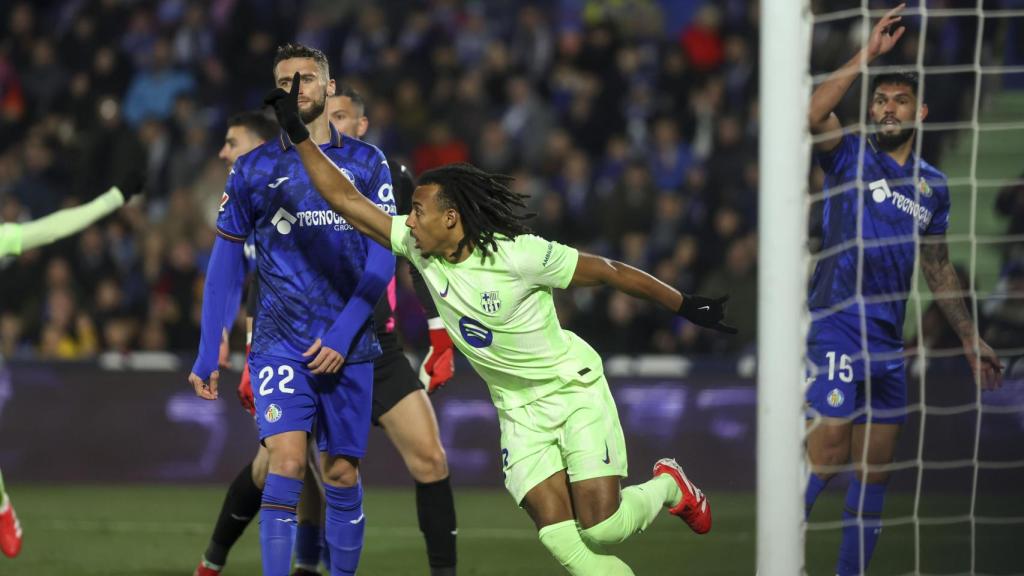 Koundé celebra su gol al Getafe