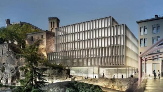 Recreación de la futura nueva sede de la Generalitat en Manresa (Barcelona)
