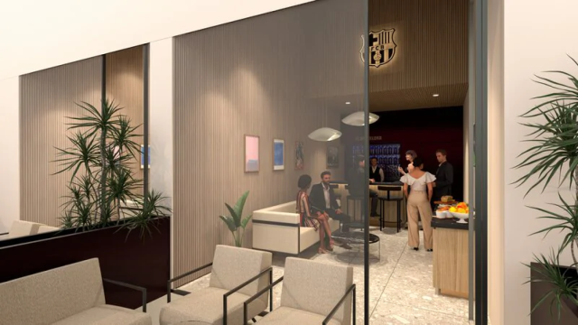 'Suites' del futuro Camp Nou, uno de los espacios más Vip