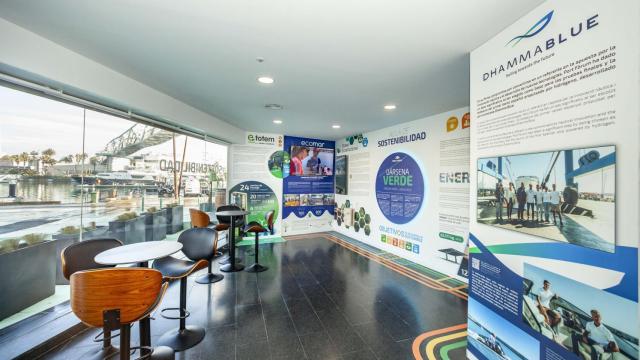Imagen de la nueva Aula de Sostenibilidad del Port Fòrum de Sant Adrià