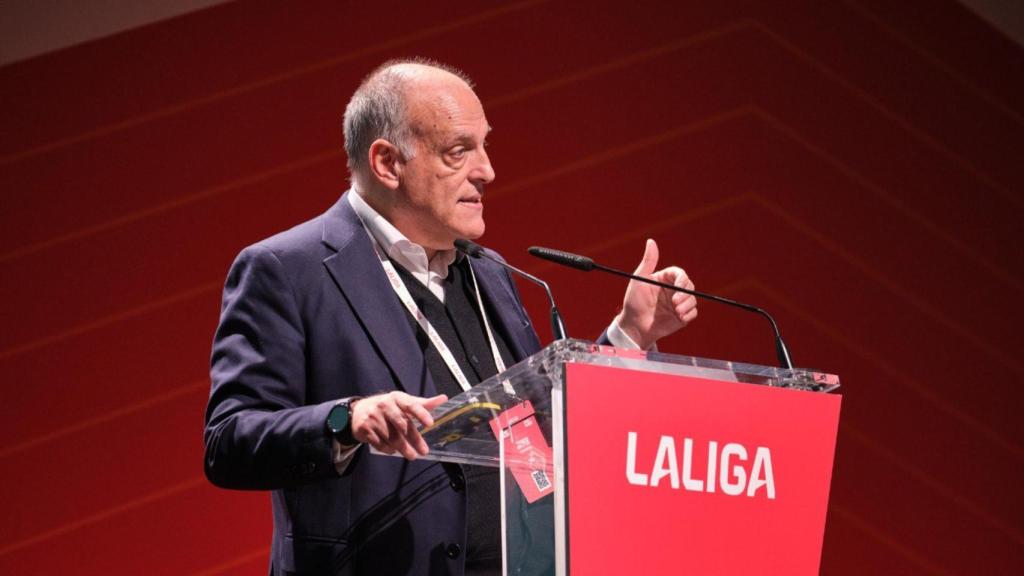 Javier Tebas, president de la Lliga, en una imatge d'arxiu