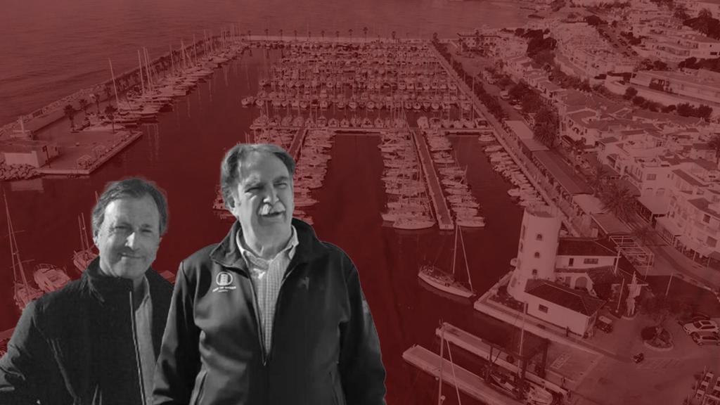 El Puerto de Aiguadolç, Albert Bertran, CEO de la marina y Xavier Cuyàs, gerente