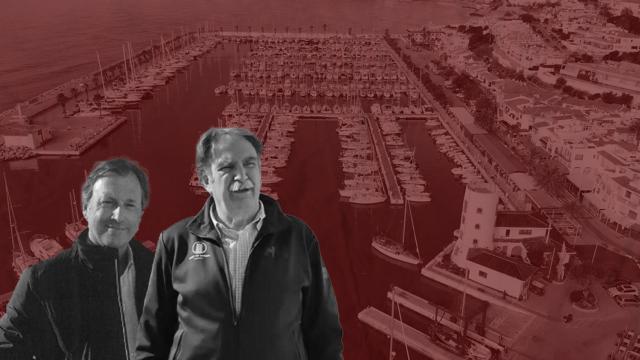 El Puerto de Aiguadolç, Albert Bertran, CEO de la marina y Xavier Cuyàs, gerente