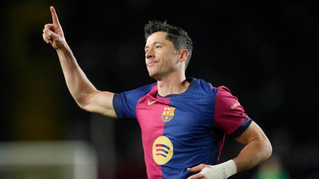 Lewandowski se suma a la fiesta de goles del Barça contra el Valencia