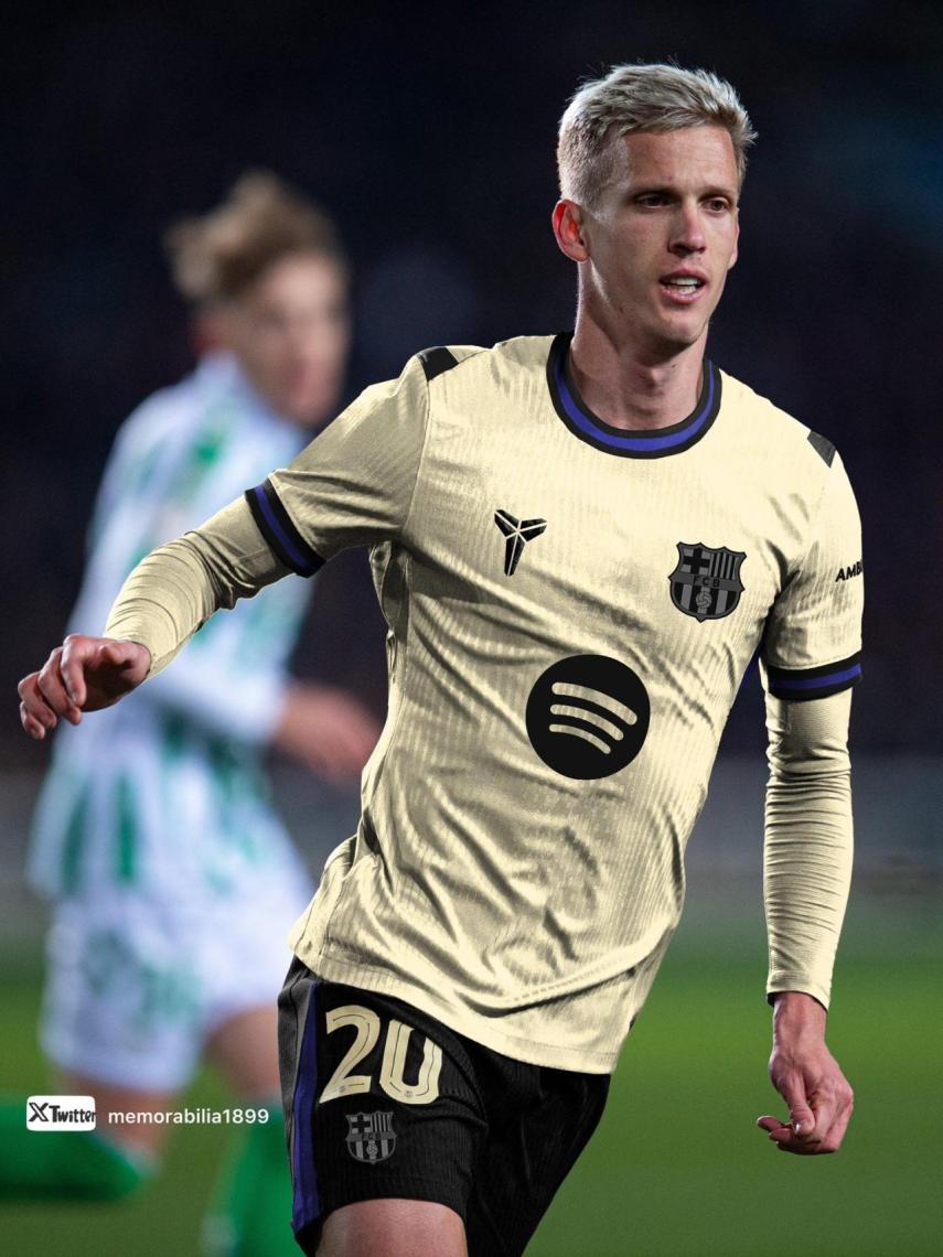 La segunda equipación del Barça para la temporada 2025-26, con el logotipo de Kobe Bryant