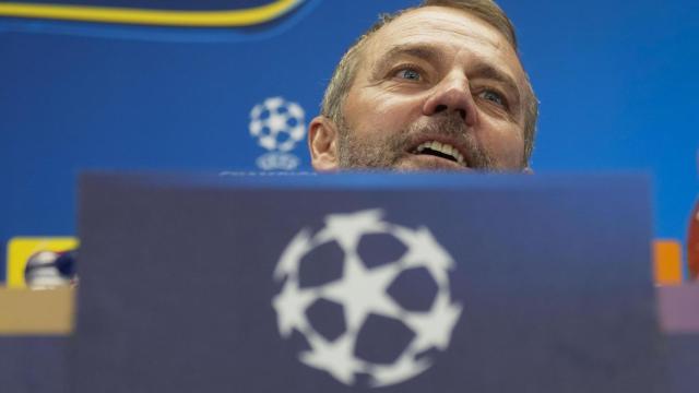 Hansi Flick, en la rueda de prensa previa al partido entre el Barça y el Atalanta