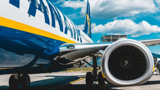 Un avión de Ryanair