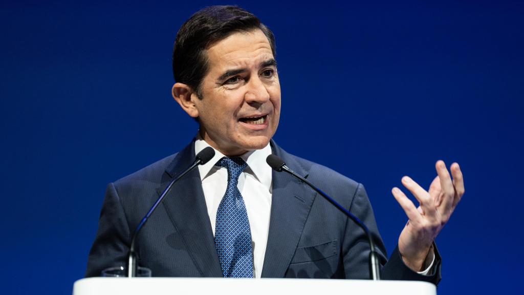 El presidente de BBVA, Carlos Torres, durante la presentación de resultados del banco / EP